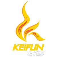 KEIFLIN et Fils. Poêles en faïences, poêles et cheminées Hésingue Haut-Rhin 68. Logo