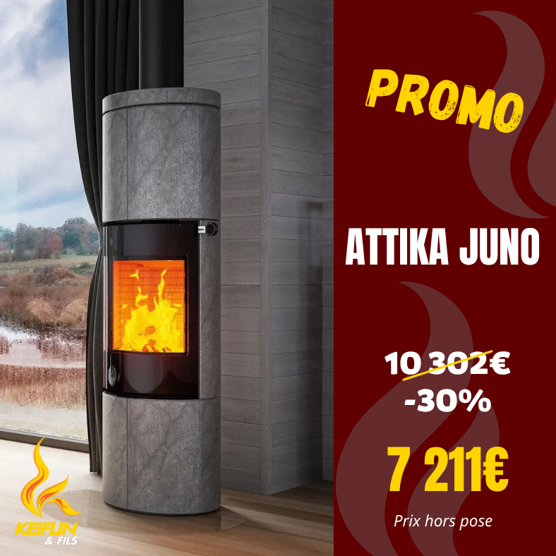 Promotion chez Keiflin et Fils Cheminées Poêles Hésingue Poêle Attika Juno Promotion chez Keiflin et Fils Cheminées Poêles Hésingue Poêle Attika Juno