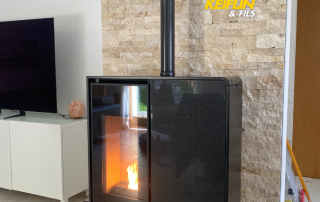 Poêle à Pellet Plat JM Idea 2 Verre Strié