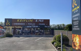 Keiflin et Fils - Hésingue (68) - Salle d'exposition - Cheminées, Poêles, Conduits, Tubages, Cuisines Extérieures, Planchas