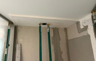 Reprise du plafond avec plaque en Promat