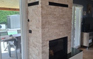 Cheminée Rocal M3500 avec plaquettes